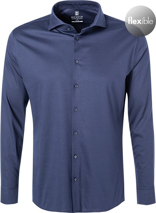 Thumbnail - DESOTO Herren Hemd blau