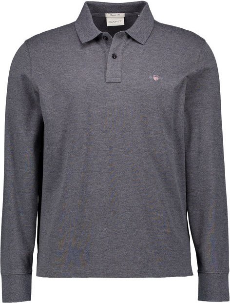 Gant Herren Polo-Shirt grau