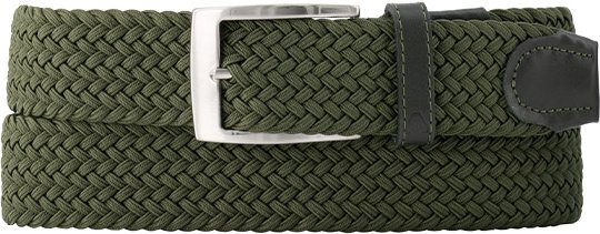 Alberto Herren Gürtel grün Textil