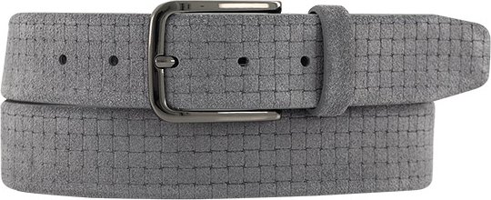Brax Herren Gürtel grau Veloursleder