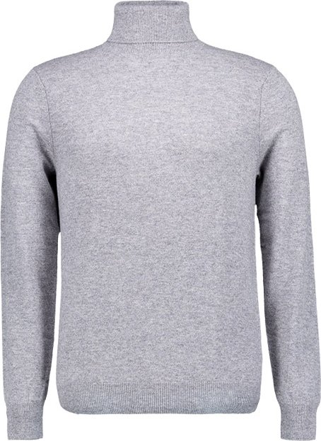 FTC Cashmere Herren Pullover grau unifarben