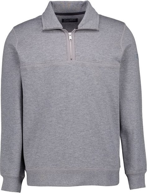 Marc O'Polo Herren Sweatshirt grau unifarben