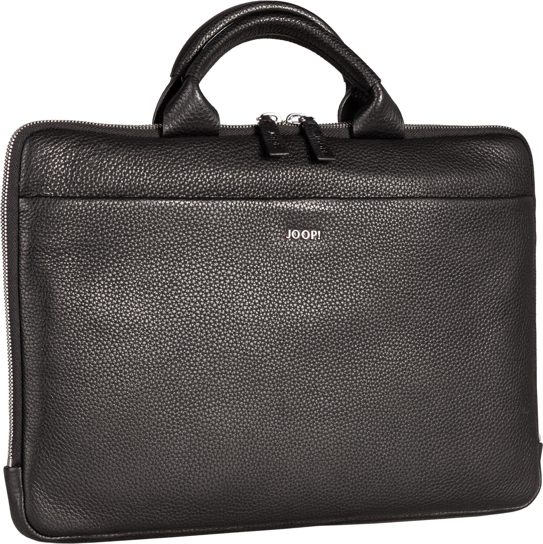 JOOP! Herren Briefbag schwarz Echtleder