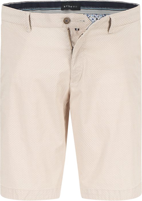 bugatti Herren Shorts beige gemustert