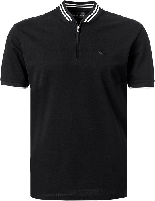 EMPORIO ARMANI Herren Polo-Shirt schwarz