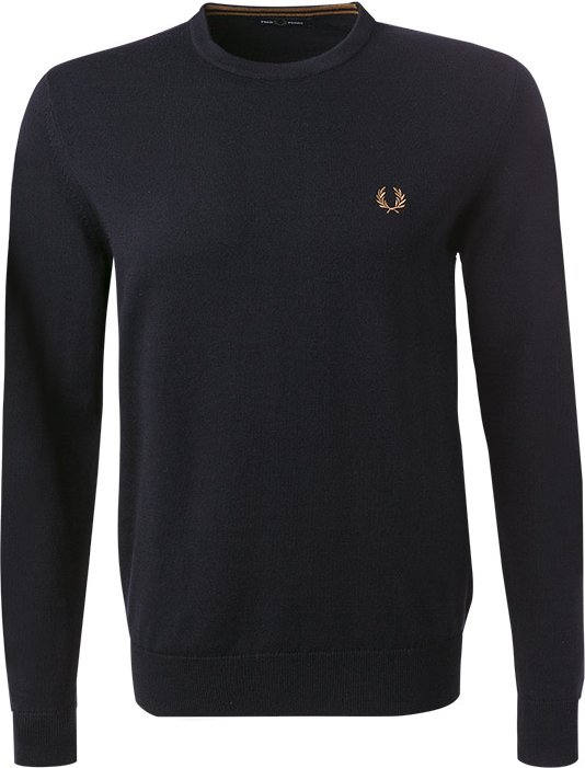 Fred Perry Herren Pullover blau unifarben