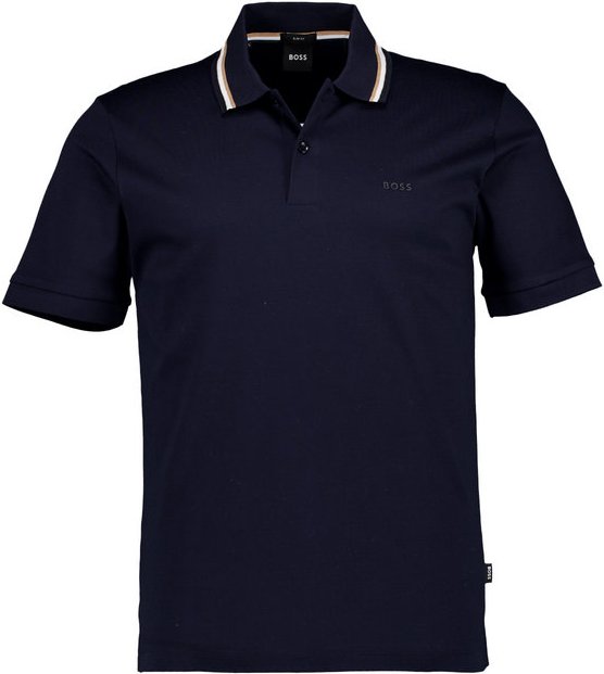 Thumbnail - BOSS Black Herren Polo-Shirt blau Slim Fit
