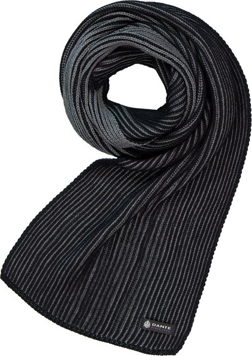 DANTE Herren Schal grau Schur-Wolle