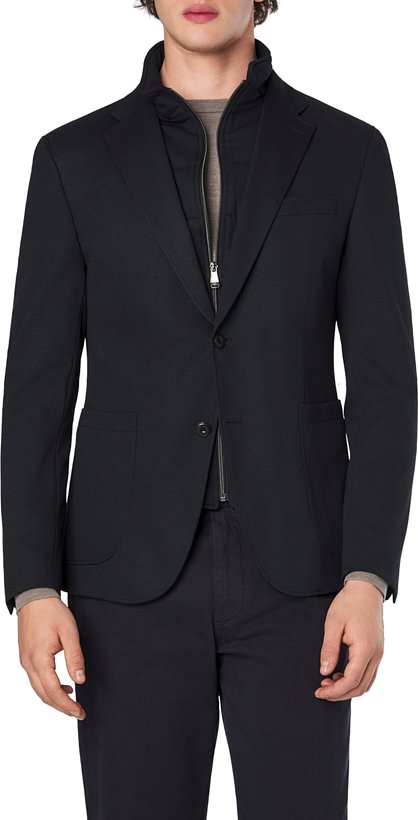 Thumbnail - JOOP! Herren Sakko blau meliert Slim Fit