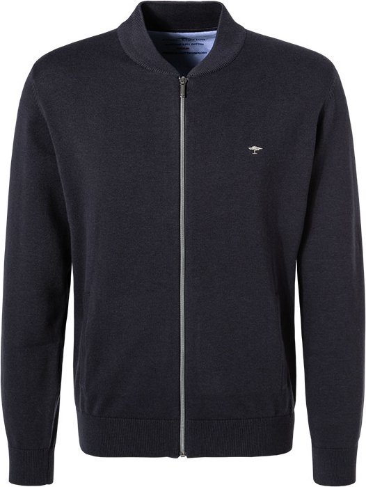 Thumbnail - Fynch-Hatton Herren Strickjacke blau unifarben