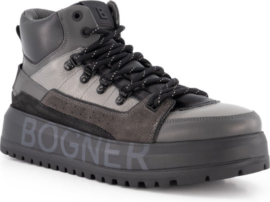 Thumbnail - BOGNER Herren Schnürboots grau,schwarz Glattleder