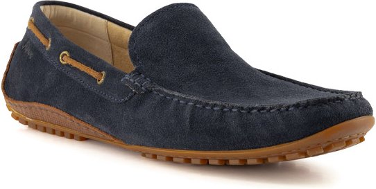 Sioux Herren Mokassins blau Velours
