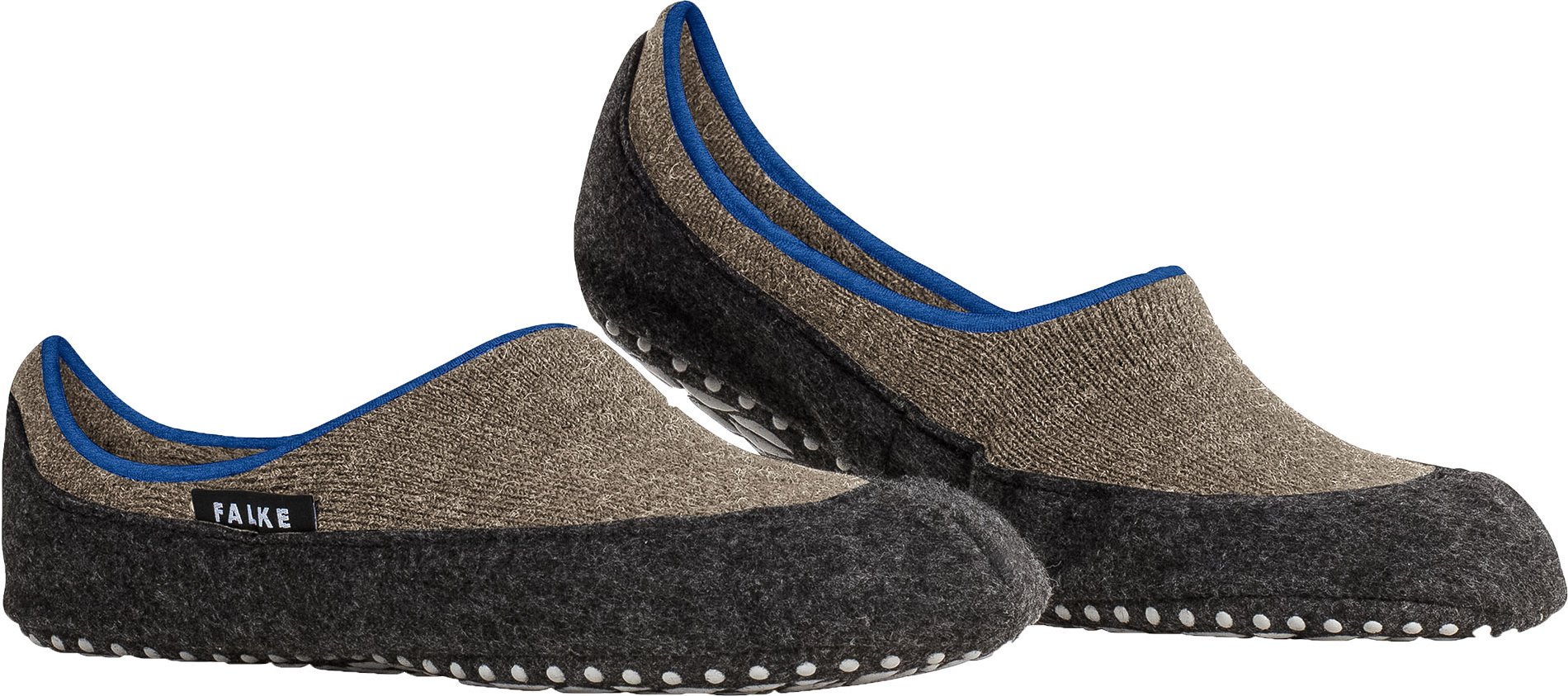 Falke Herren Cosyshoe beige Merinowolle unifarben