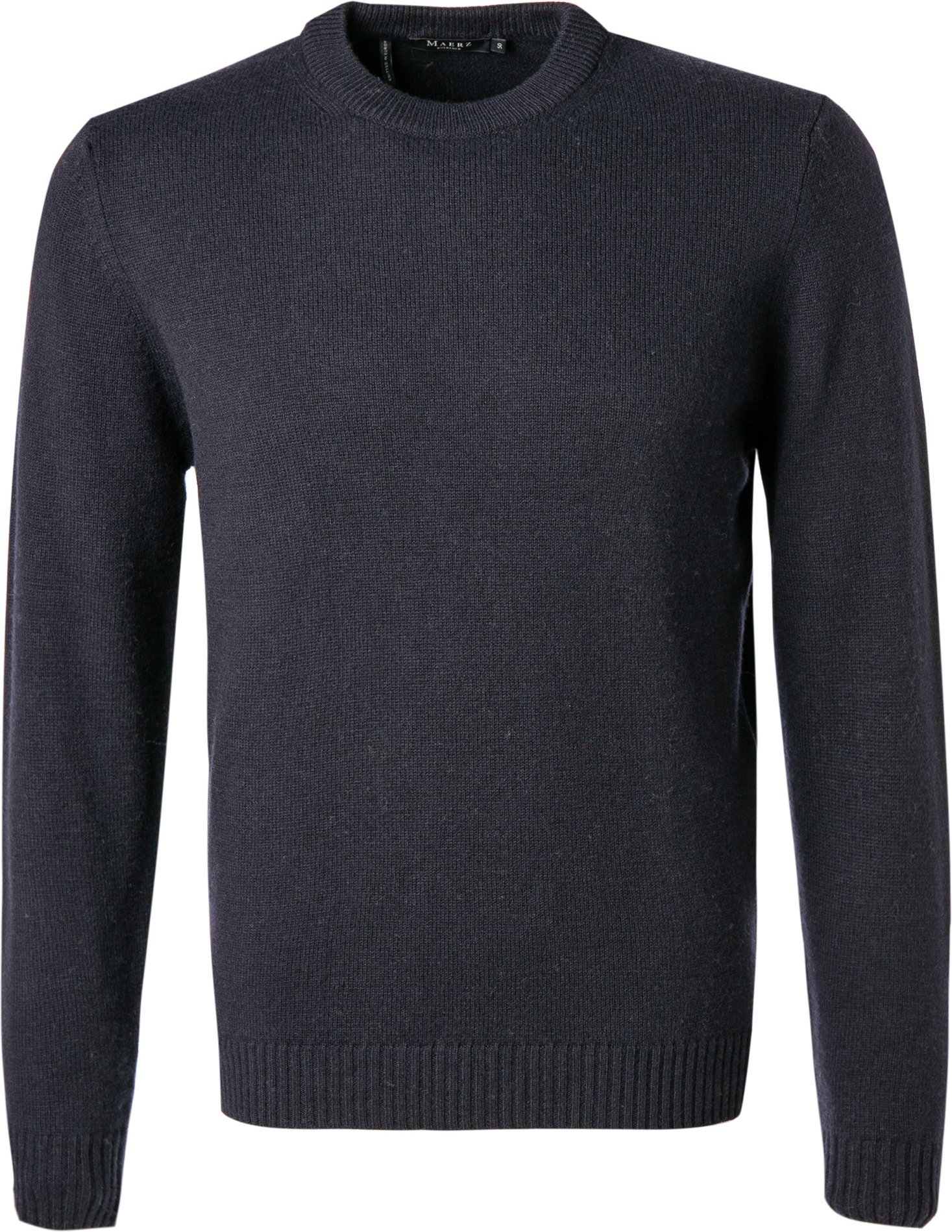 MAERZ Muenchen Herren Pullover blau unifarben