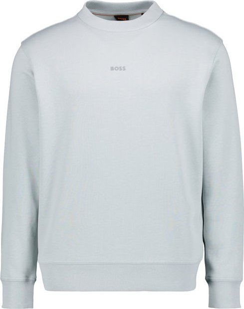 Thumbnail - BOSS Orange Herren Pullover grau unifarben