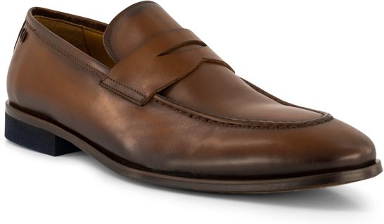 Thumbnail - rosso e nero Herren Loafer braun Glattleder