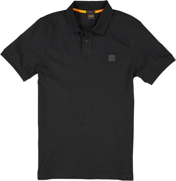 Thumbnail - BOSS Orange Herren Polo-Shirt schwarz Slim Fit