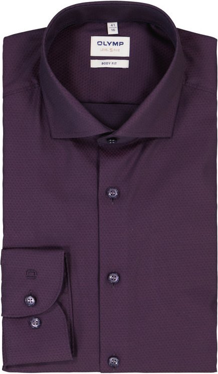 OLYMP Herren Hemden violett