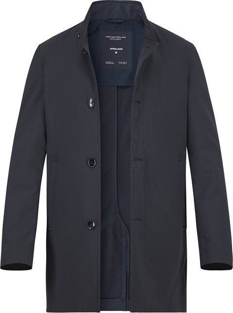 Strellson Herren Mäntel blau unifarben