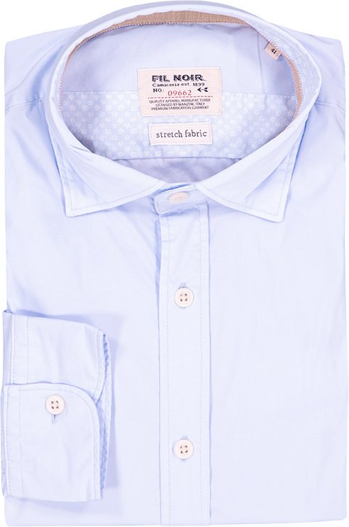 FIL NOIR Herren Hemd blau