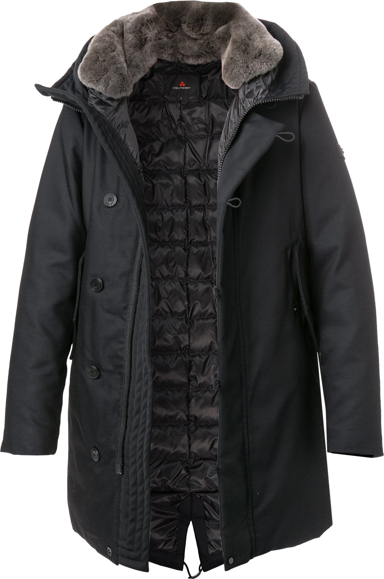 PEUTEREY Herren Daunenparka blau unifarben