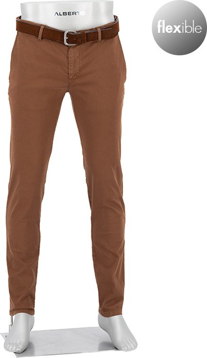 Alberto Herren Denim braun Slim Fit