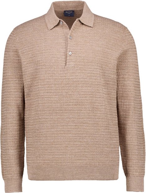 Thumbnail - OLYMP Herren Pullover braun unifarben