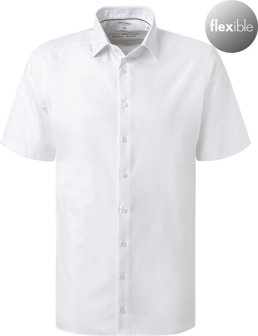 Thumbnail - OLYMP Herren Kurzarmhemd weiß