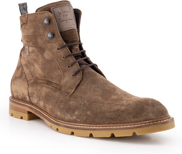 Floris van Bommel Herren Schuhe beige,braun Velours