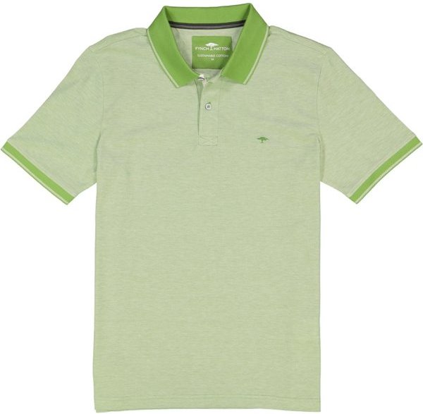 Fynch-Hatton Herren Polo-Shirt grün meliert