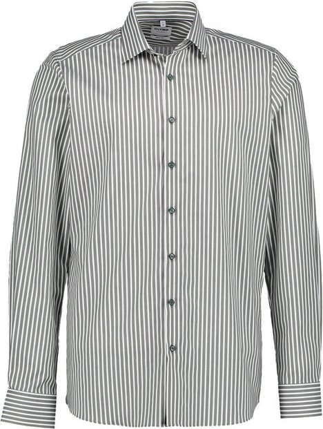 Thumbnail - OLYMP Herren Hemden grau gestreift