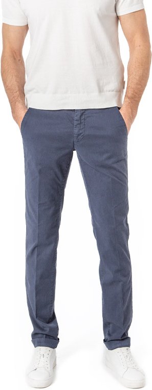 Mason's Herren Hose blau Slim Fit