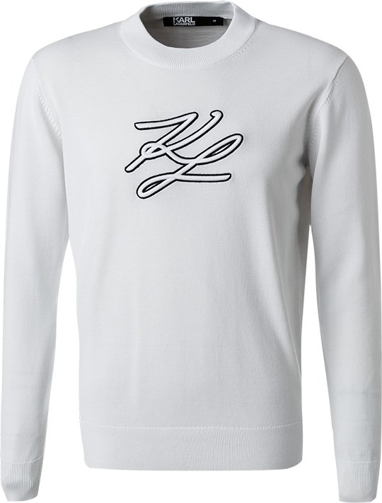 KARL LAGERFELD Herren Sweatshirt weiß Logo und Motiv
