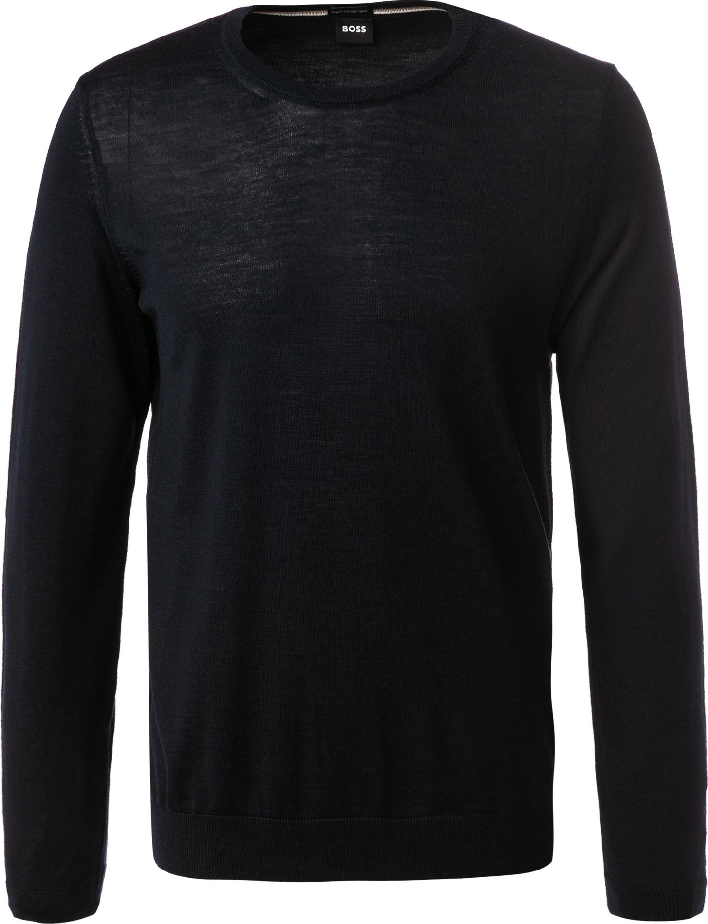 Thumbnail - BOSS Black Herren Pullover blau unifarben