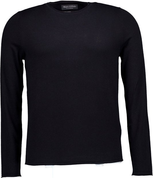 Thumbnail - Marc O'Polo Herren Pullover schwarz unifarben