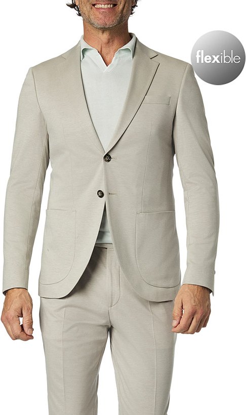 JOOP! Herren Sakko beige meliert Slim Fit