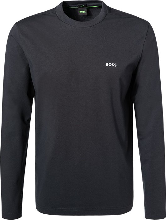 BOSS Green Herren Longsleeve blau