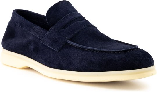 AIGNER Herren Loafer blau Velours