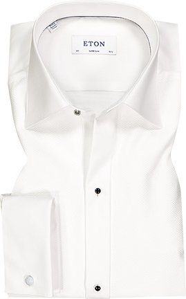 Thumbnail - ETON Herren Hemd weiß Slim Fit