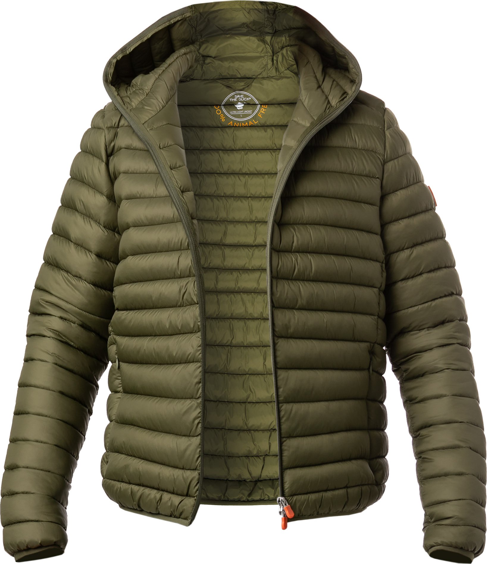 Thumbnail - SAVE THE DUCK Herren Steppjacke grün unifarben