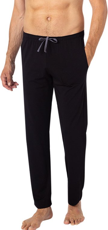 Thumbnail - Novila Herren Pyjamahose schwarz Modal unifarben