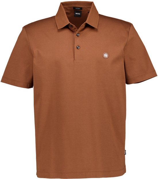 BOSS Black Herren Polo-Shirt braun