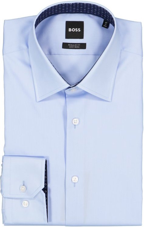 BOSS Black Herren Hemd blau