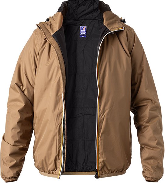 Thumbnail - K-WAY Herren Regenjacke braun unifarben