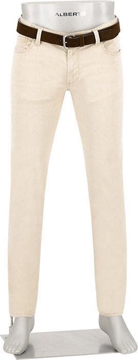 Alberto Herren Jeans beige Slim Fit
