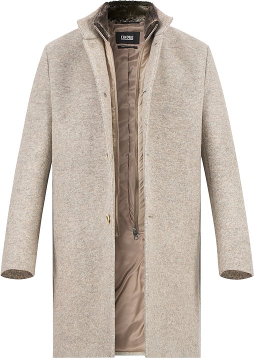 CINQUE Herren Mantel braun unifarben