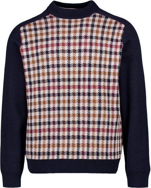 Thumbnail - HECHTER PARIS Herren Pullover blau,braun Gemustert