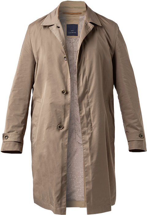 Thumbnail - DRESSLER Herren Mantel beige unifarben