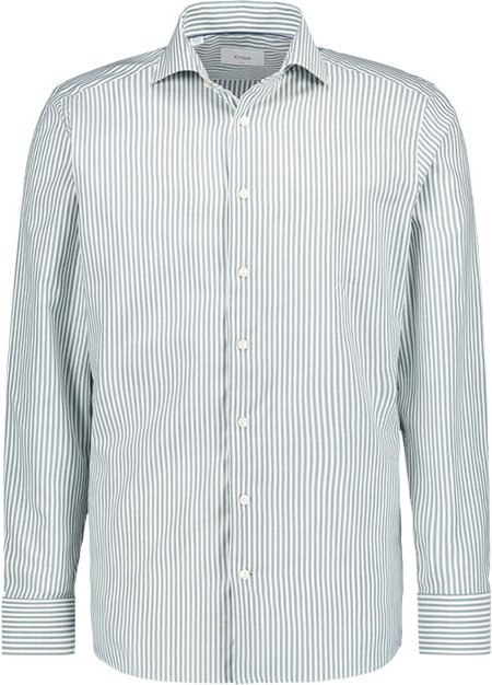 ETON Herren Hemd grün gestreift Slim Fit