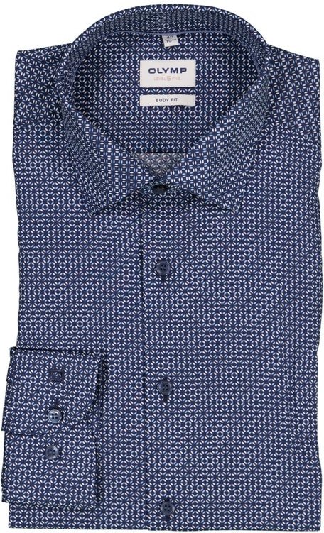 Thumbnail - OLYMP Herren Hemden blau gemustert